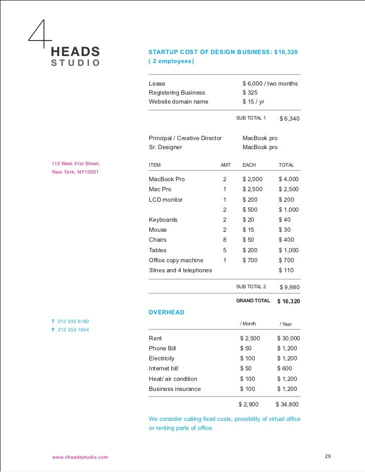 web design business plan pdf louis & levi graphic design studio